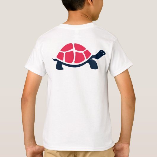 アカアシガメ Tシャツ (裏面)