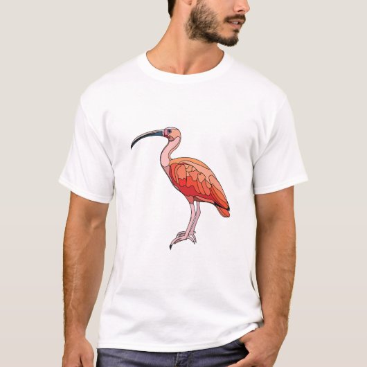 アカアシシギ Tシャツ (正面)