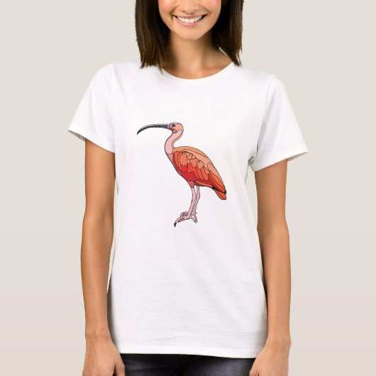 アカアシシギ Tシャツ (正面)