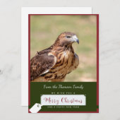 アカアシタカのクリスマスカード シーズンカード (正面/裏面)