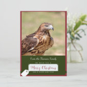 アカアシタカのクリスマスカード シーズンカード (スタンド正面)