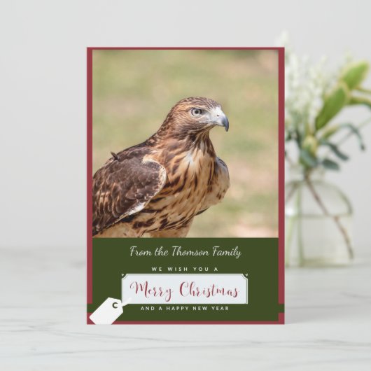 アカアシタカのクリスマスカード シーズンカード (スタンド正面)