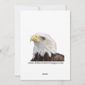 アカアシタカのクリスマスカード シーズンカード (裏面)