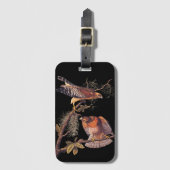 アカアシタカの猛禽 ラゲッジタグ (正面縦)