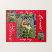 アカアシレナの人魚 ジグソーパズル (横)