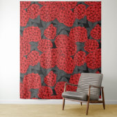 アカアジサイ タペストリー (インサイチュ)