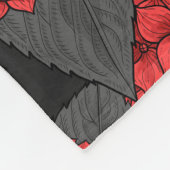 アカアジサイ フリースブランケット (角)