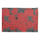 アカアジサイ 枕カバー (裏面-左)