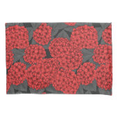 アカアジサイ 枕カバー (正面左)