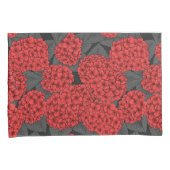 アカアジサイ 枕カバー (正面右)