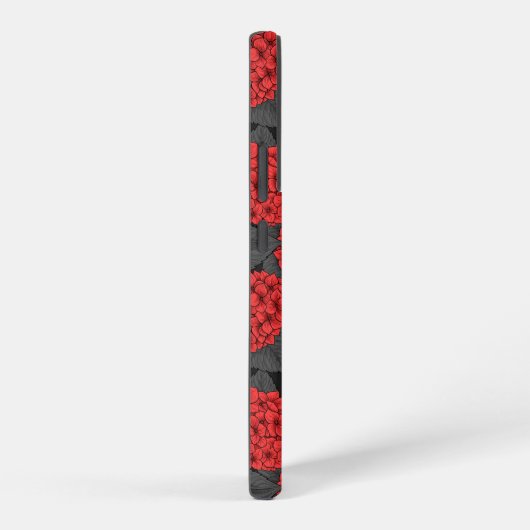 アカアジサイ SAMSUNG GALAXYケース (右側面)