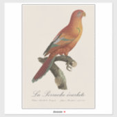 アカインコまたはEos Bornea、Trichoglossus borneus シール (シート)