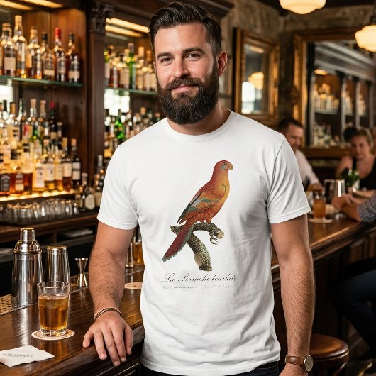 アカインコまたはEos Bornea, Trichoglossus borneus Tシャツ