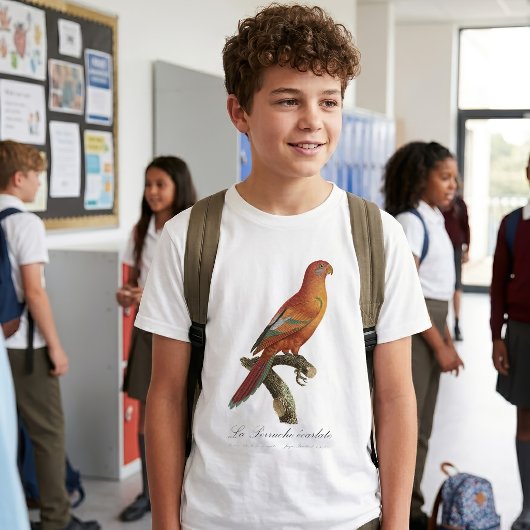 アカインコまたはEos Bornea, Trichoglossus borneus Tシャツ