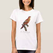 アカインコまたはEos Bornea、Trichoglossus borneus Tシャツ (正面)