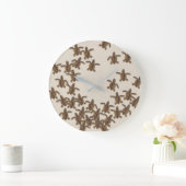 アカウウミガメの飼い主の時計 ラージ壁時計 (ホーム)