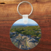 アカウディアのキャデラック山の上の朝 キーホルダー (裏面)