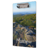 アカウディアのキャデラック山の上の朝 クリップボード (左)