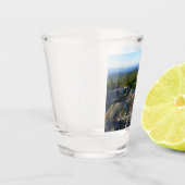 アカウディアのキャデラック山の上の朝 ショットグラス (左)