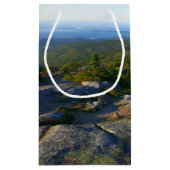 アカウディアのキャデラック山の上の朝 スモールペーパーバッグ (裏面)