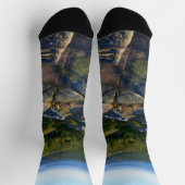 アカウディアのキャデラック山の上の朝 ソックス (上部)