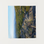 アカウディアのキャデラック山の上の朝 タペストリー (正面)