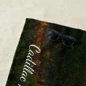 アカウディアのキャデラック山の上の朝 ビーチタオル (インサイチュ)