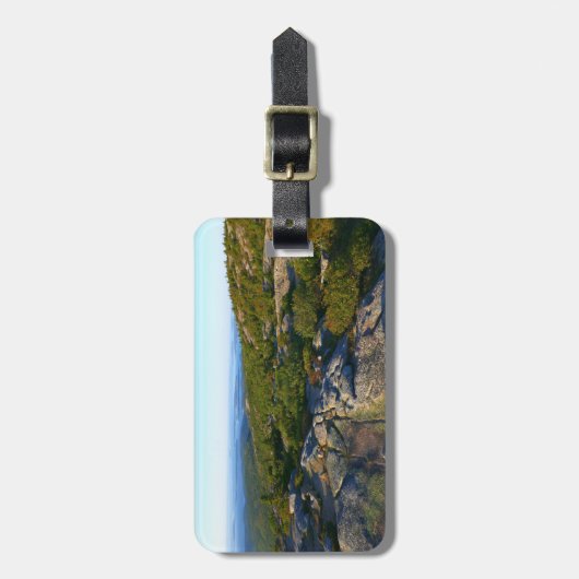 アカウディアのキャデラック山の上の朝 ラゲッジタグ (正面縦)