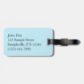 アカウディアのキャデラック山の上の朝 ラゲッジタグ (裏面横)