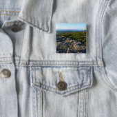 アカウディアのキャデラック山の上の朝 缶バッジ (インサイチュ)