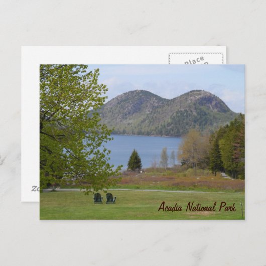 アカウディア国立公園ジョーダン池 ポストカード (正面/裏面)