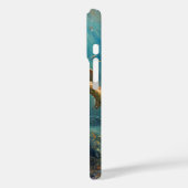 アカウミガメが海カバーで泳いでいる Case-Mate iPhoneケース (裏面 / 左)