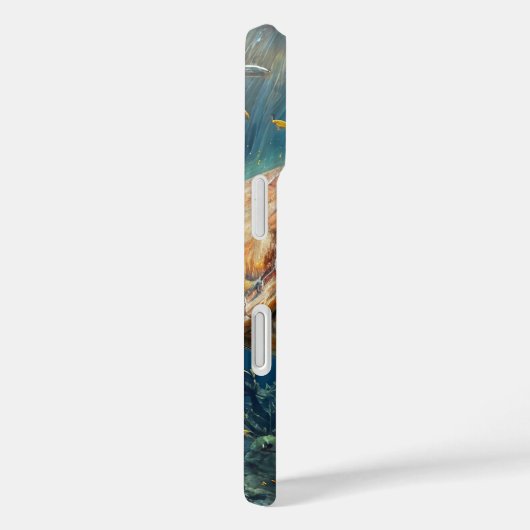 アカウミガメが海カバーで泳いでいる Case-Mate iPhoneケース (裏面 / 右)