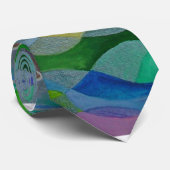 アカウミガメカラフルアート ネクタイ (ロール)