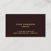 アカウミガメ口内営業カード 名刺 (裏面)