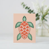 アカウミガメ ポストカード (スタンド正面)
