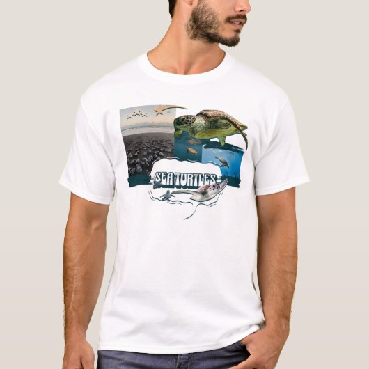 アカウミガメ Tシャツ (正面)