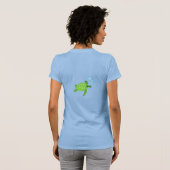 アカウミガメ Tシャツ (裏面フル)