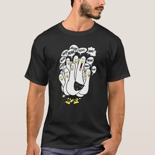 アカウミガラス ビーチ ニワトリ Tシャツ (正面)