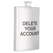 アカウントの削除 フラスク (右)