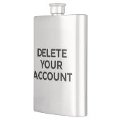 アカウントの削除 フラスク (左)