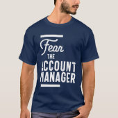 アカウントマネージャのギフトおもしろいの役職の職業 Tシャツ (正面)