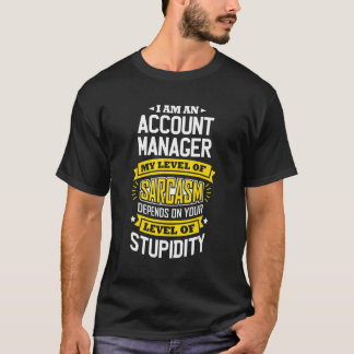 アカウントマネージャアイディアIlinm Jokeアカウントマネージャ Tシャツ