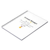 アカウントマネージャー ノートブック (左側)