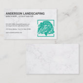 アカウントマネージャ |財務 |ツリーロゴ 予約カード (正面/裏面)