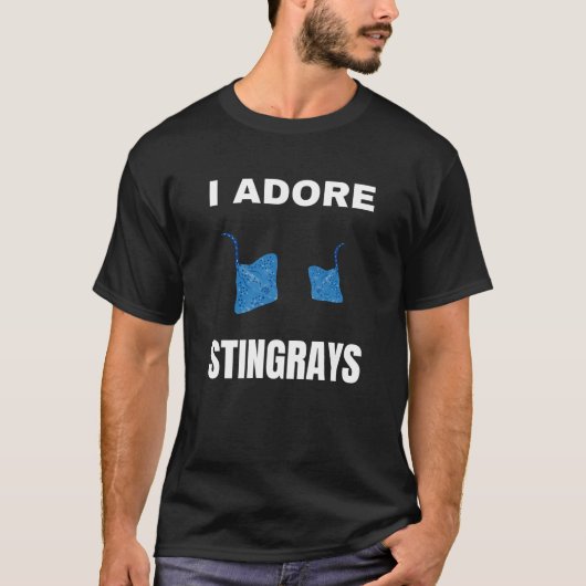アカエイが大好き Tシャツ (正面)