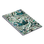 アカエイとスカットの魚の模様アワビ ノートブック (右側)