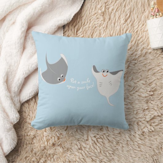 アカエイ漫画 クッション (ブランケット)