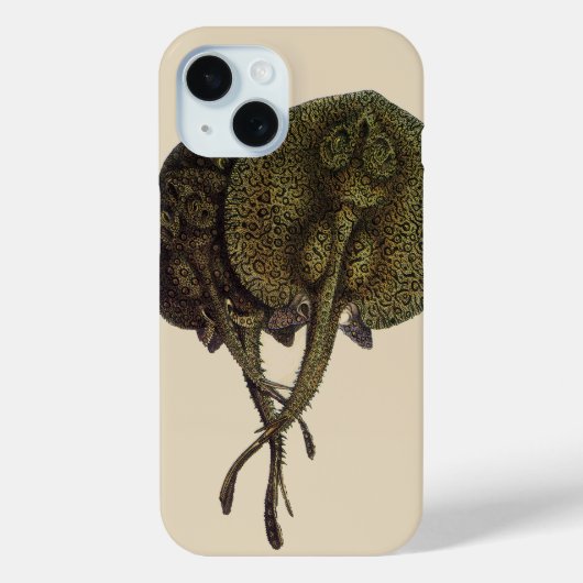 アカエイ サンゴエイ, ビンテージ  海洋生物 動物 Case-Mate iPhoneケース (裏面)
