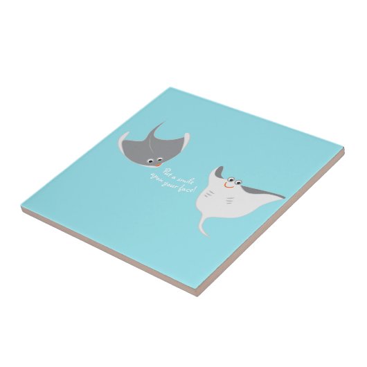 アカエイ タイル (側面)